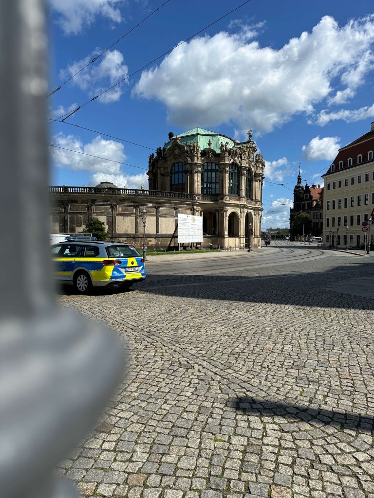 leerer Platz in Dresden